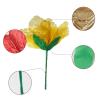 Flash Material Children Dance Props Holding China Square Stage Performance Peony Flower Kindergarten Dance Holding Flowers (70CM, Red) view 2