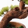 Simulation Potted Plants Bonsai Tree 24Inch Artificial Bonsai Welcoming Pine Tree, Simulation Potted Plant Decorative Bonsai with Ceramic Pots, Office Desktop Potted Decoration Fake Plant Greenery Dec view 3