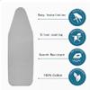 WInara Lroning Cover Replacement Iron Board Cover with Thick Padding Ironing Board Covers Full Size, Silver Coated Ironing Board Cover, 15x54 Inch (Color : Black, Size : 48x15in(122x38cm)) view 3