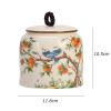 CHICKEN Tea Storage Tank Hand-Painted Ceramic Tea Canisters Kitchen Sealed Storage Jars Household Decorative Ornaments Multifunctional Storage Jar view 2