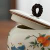 CHICKEN Tea Storage Tank Hand-Painted Ceramic Tea Canisters Kitchen Sealed Storage Jars Household Decorative Ornaments Multifunctional Storage Jar view 4
