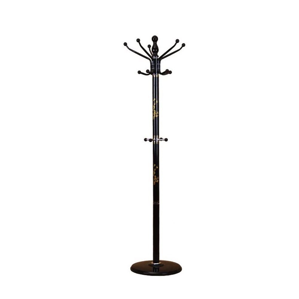TOOSII Coat Rack Freestanding Household Floor-mounted Coat Rack Metal Single-rod Coat Rack Is Suitable for Bedroom Living Room Corner Vertical Hanger Hallway/Entrance Hanger Brackets