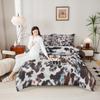 Erosebridal Western Cowhide Bedding Sets Highland Cow Skull Fur Print Full Comforter Set for Boys Men Boho Aztec Comforter Tribal Exotic Bohemian Bed Duvet Set Brown Southwestern Animal Room Decor view 4