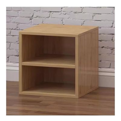 1 Tier Cube Bookcase,Cube Cubby Organizer With Door,Floor Standing Bookcase, Freely Build Bookcases,Book Rack Storage Bookshelf For Bedroom, Living Room ( Color : Natural-C , Size : 30x30x30cm )