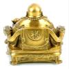 AKYLDI Laughing Buddha Statues Sitting on Emperor's Chair for Good Luck & Happiness Feng Shui Buddha Figurines Maitreya Figure view 3