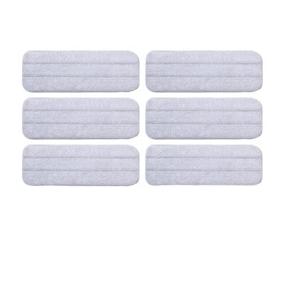 SteFik Mop Rags. Compatible for Deerma TB500 / TB800 360 Degree Rotating Handheld Sweeper Mop Cloths Rag Replacement Parts Accessories (Color : 6PCS Mop)