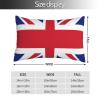Augenstern Zippered Bed Pillow Protector United-Kingdom-UK-Flag Decorative Throw Pillow Cover Pillowcase Encasement 20"X30" view 2