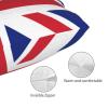 Augenstern Zippered Bed Pillow Protector United-Kingdom-UK-Flag Decorative Throw Pillow Cover Pillowcase Encasement 20"X30" view 3