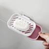 HEXEH soap Holder/soap Dish Combination Wall-Mounted Side-Pull Drain Soap Dish, Plastic Soap Holder with Dense Drain Holes, Can Be Used As an for Friends Moving to a New Home Bar Soap Holde view 3