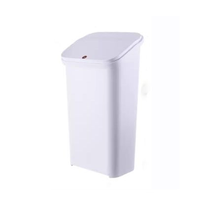 WAOCEO Dustbin Trash Can Office Diaper Storage Bucket Large Capacity School Dormitory Kitchen Press with Lid, 20L Kitchen Bin (Color : C)
