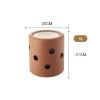 WAOCEO Dustbin Swing lid Trash Can Kitchen Living Room Bathroom Flip Lid with Inner Bucket Plastic Waste Paper Basket, 5L/10L Kitchen Bin (Color : B, Size : 5L) view 2