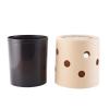 WAOCEO Dustbin Swing lid Trash Can Kitchen Living Room Bathroom Flip Lid with Inner Bucket Plastic Waste Paper Basket, 5L/10L Kitchen Bin (Color : B, Size : 5L) view 4
