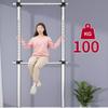 Clothing display rack Clothing display rack with adjustable height and width, available in various styles for you to choose from (Color : Black, Size : Seven poles) view 3