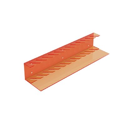 Acrylic Hanging Wall Display Rack, Ceramic Tile Display Cabinet, Wood Flooring and Stone Slab Sample Display Rack, Special Display Rack of Color Plate Color Card ( Color : Orange , Size : 80x25x15cm )