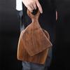 RAPPRG Set 2 Creative Wood Bread Tray Fruit Chopping Board Black Walnut Wood Cutting Board Solid, Elegant Pizza Plate With Handle For Chopping Meat Vegetable Cheese view 2