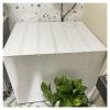 Bathtub Tray Dust-Proof Bathtub Cover Bathtub Tray for Spa, Bathroom & Shower, Folding Insulation Bathe Board Shutter Bath Lid, Thickness 1.2CM Heat-Resistant Storage Lid Multifunctional (Color : WHI view 1