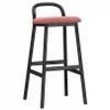 ANram Counter Stools Bar Chair Modern Style Chair Bar, Armless Barstool Chair, Velvet Fabric Upholstered Back & Cushion, for Bar, Kitchens, Dining Areas and Living Rooms view 1