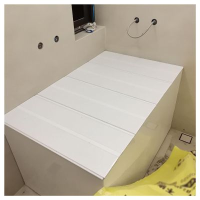 Bathtub Tray Folding Bathtub Cover Dust-Proof Cover Bath Lid, Thickness 1.2CM White PVC Bathtub Tray Shutter Bath Lid, Insulation Cover Bath Shelf for Luxury Spa Or Reading Multifunctional (Color : W