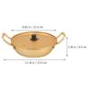 Camping Cooking Pot Sauce Pot Aluminum Soup Stock Daily Use Soup Kitchen Cooking with Lid Milk Heating Stock Household Cooking Stew view 2