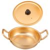 Camping Cooking Pot Sauce Pot Aluminum Soup Stock Daily Use Soup Kitchen Cooking with Lid Milk Heating Stock Household Cooking Stew view 3