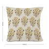 Yellow Flower Decorative Throw Pillow Covers 22x22in Zipped Farmhouse Square Accent Pillowcase Cushion Cover Case for Bedroom Sofa Couch Coffee Bar Club Pub Home Decor view 2