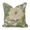 Cheyan White Floral Decorative Pillow Covers 18x18in Chinoiserie Asian Pillowcase Farmhouse Throw Cushion Cover Cases for Couch Sofa Bed Living Room Home Decoration Birthday Gifts view 1