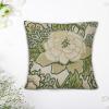 Cheyan White Floral Decorative Pillow Covers 18x18in Chinoiserie Asian Pillowcase Farmhouse Throw Cushion Cover Cases for Couch Sofa Bed Living Room Home Decoration Birthday Gifts view 4