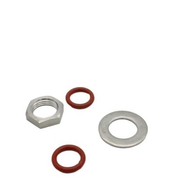 Lock Nut Weldless Bulkhead Kit 1/2" BSP/NPT Thermometer Install Kit For Keg or Kettle Homebrew Fitting(BSP)