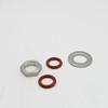 Lock Nut Weldless Bulkhead Kit 1/2" BSP/NPT Thermometer Install Kit For Keg or Kettle Homebrew Fitting(BSP) view 2