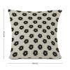 Timur Weave in Sky Blue Background Cushion Cover Cases with Zipper 16x16in Farmhouse Cotton Linen Square Throw Pillow Cases for Living Room Bed Couch Sofa Chair Home Dcor Housewarming Gifts view 2