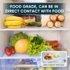 Shelf Liners for Kitchen Cabinets Non-Adhesive & Washable,Non Slip Cabinet Liners for Shelves Waterproof & Oil Proof,Clear Plastic Drawer Liner,Easy to Cut & Food-Grade EVA 17.5'' x 20' x 2 Rolls CT-1 view 2
