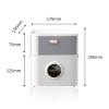 Multifunctional Tissue Box Holder Tissue Box, Napkin Holder, No Drilling Toilet Paper Holder, Bath Installations Wall Mounted Wc Tissue Holder for Home or Office Decorative Decorative Napkin Holder view 4
