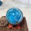 AtkitS Beautiful Natural Crystal Apatite Sphere Healing Ball Home Decoration Reiki Polished Mineral Energy Gift (Color : 5-6cm) view 3