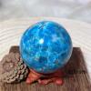 AtkitS Beautiful Natural Crystal Apatite Sphere Healing Ball Home Decoration Reiki Polished Mineral Energy Gift (Color : 5-6cm) view 4