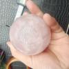 AtkitS Beautiful Natural Pink Rose Quartz Magic Crystal Healing Ball Sphere Home Decor Crafts (Size : 51-60mm) view 3
