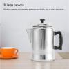 3L Tea Kettle with V Shaped Spout, Hot Water Bolier Fast Heat Conduction Tea Pot, Easy Temperature Adjustment, for Convenient and Practical Hot Water Brewing view 4