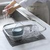 Cabilock Dish Draining Rack Sink Dish Drying Rack Expandable Stainless Steel Kitchen Sink Accessory view 2