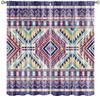 AuiMzoo Southwestern Tribal Aztec Curtains, Native Aboriginal Geometric Western Boho Geometric Abstract Prints, Bedroom Living Room Curtains84X84 Inch view 1