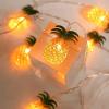 CAKERS Creative Home Decor String Lights|Warm White Silver Wire Fairy Lights|LED Ambient Light for Party Christmas Bedroom Patio,Pineapple,3m(9.8ft)-20LED-USB view 3