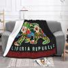 California Republic California Bear I Love Califor Blanket Gifts Funny Throw Blanket Flannel Blanket Soft Blanket Fuzzy Blanket Soft Cozy Lightweight Blanket for Sofa Bed Travel 40"x30" view 2