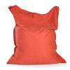 King Square Sofa Bed Cover Bean Bag Chair Pillowsac Pouf Cover Without Filler Thick Soft Waterproof Cotton Bean Bag Sofa Bed Salon Chaise Lounge for Home, Bedroom, Living Room (Color : Orange red, S view 1