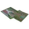 Treen Art Linen Indian Table Runner 20" W x 40" L, Ethnic 100% Cotton Embroidered Handcrafted Mirror Art Long Patchwork Dining Indian Table Cloth (Green) view 3