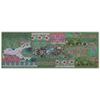 Treen Art Linen Indian Table Runner 20" W x 40" L, Ethnic 100% Cotton Embroidered Handcrafted Mirror Art Long Patchwork Dining Indian Table Cloth (Green) view 4