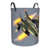 Jet Fighters Large Laundry Hampers, Collapsible Tall Clothes Baskets, Washing Bag For Bathroom, Bedrooms view 2