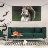 Squirrel print Party Banner Christmas Banner Birthday Bunting with Brass Grommets Party Decorations Backdrop for Christmas Wedding Winter New Year Home Decorations Party Supplies Small view 2
