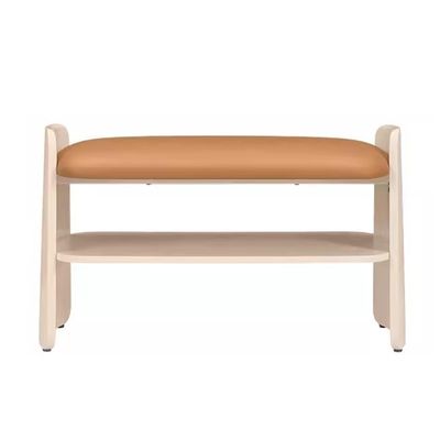 CHICKEN Shoe Bench Shoe Changing Stool Home Door Shoe Cabinet Sitting Stool One Soft Package Long Stool Home Shoe Rack Can Sit Shoe Shelf for Entryway (Color : A, Size : S 80cm)