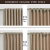 100% Full Blackout Champagne Beige Velvet Curtains 84 inch Long for Living Room,Set of 2 Liner Rod Pocket Back Tab Thermal Window Curtains Room Darkening Heavy Decorative Curtains Drapes for Bedroom view 2