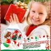 7Pcs Christmas Straw Cover Caps Reusable Drinking Straw Tips Lids Christmas Santa Claus Christmas Tree Silicone Straw Toppers Compatible for Stanley 30&40 Oz Tumbler Straw Accessories for Christmas view 4