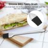 Pastry Basting Brushes, Silicone BBQ Oil Brush, Basting Pastry Cake Baking Brushes with Stainless Steel Handle view 4