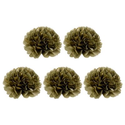 ECYC 5 Pcs 6 inch Tissue Pom Poms, Paper Pom Pom Decoration Tissue Flower Pompoms for Wedding Birthday Party Baby Shower Decoration,30